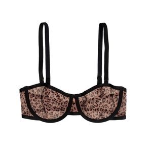 CUUP balconette leopard bra